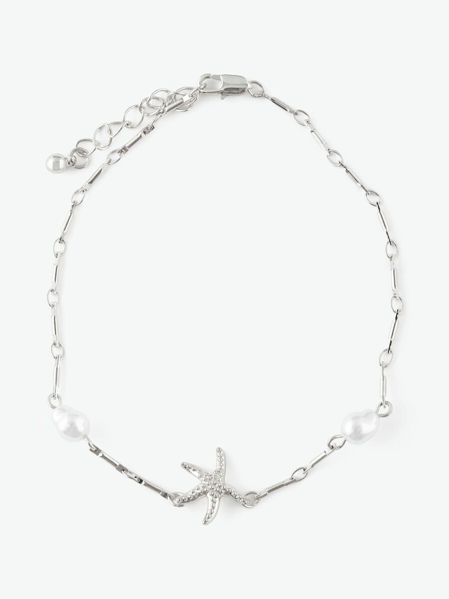 Pieces MINUTIEUSE CHAÎNE DE CHEVILLE, Silver Colour, highres - 17103813_SilverColour_001.jpg