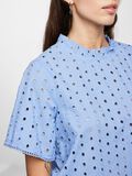 Pieces PCLILLA SHORT SLEEVED BLOUSE, Cornflower Blue, highres - 17139615_CornflowerBlue_006.jpg