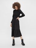 Pieces SMOCK MIDI DRESS, Black, highres - 17115534_Black_005.jpg