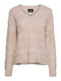 Pieces PCBIBBI KNITTED PULLOVER, Whitecap Gray, highres - 17126613_WhitecapGray_001.jpg
