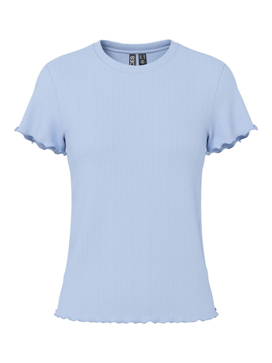 Pieces PCNICCA - CÔTELÉ T-SHIRT, Cashmere Blue, highres - 17120085_CashmereBlue_001.jpg