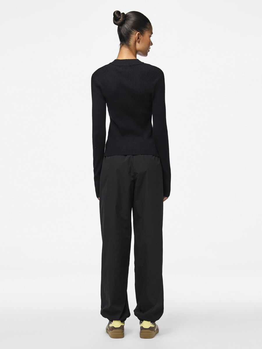 Pieces PCCRISTA KNITTED CARDIGAN, Black, highres - 17154211_Black_004.jpg