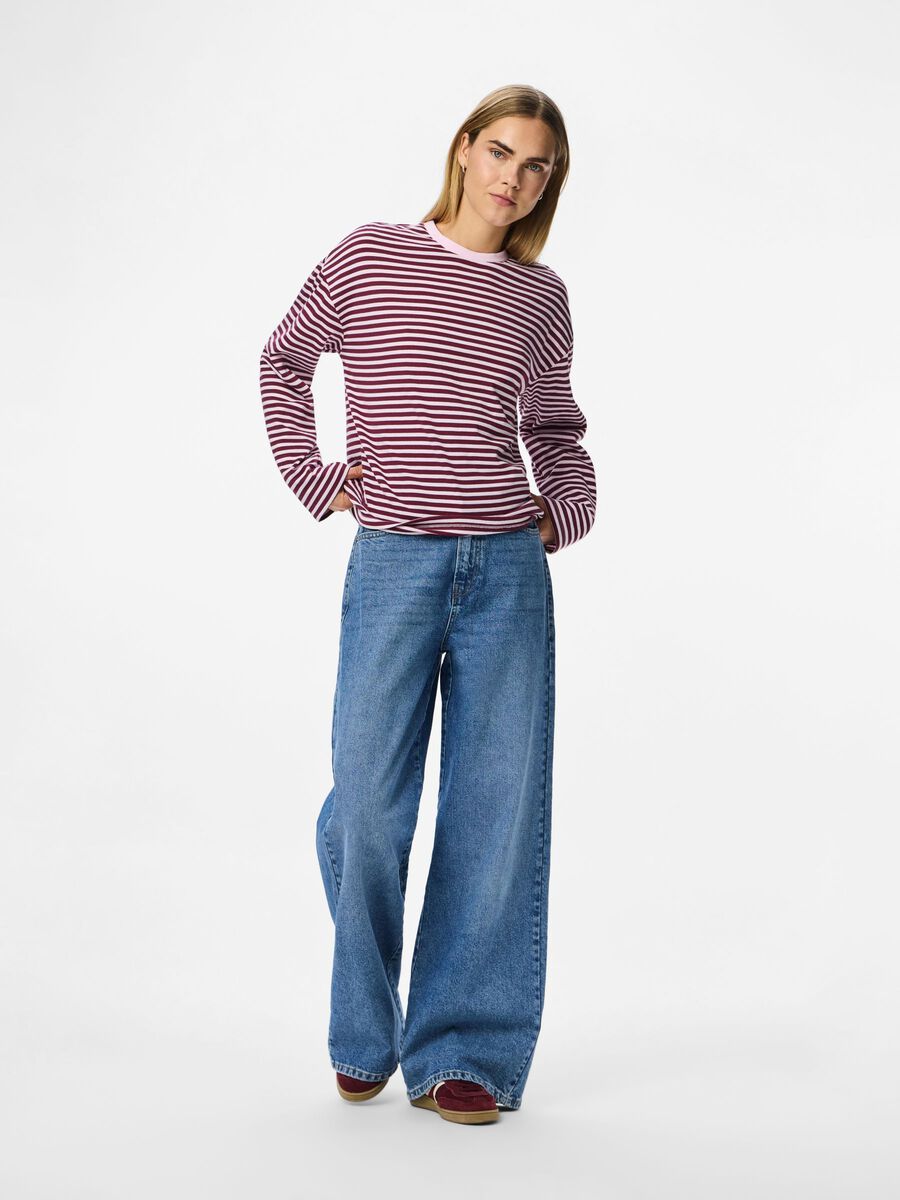 Carousel image - PCSADIE LONG SLEEVED TOP, Roseate Spoonbill | 6