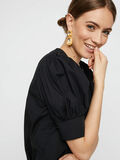 Pieces POPELINE, MANCHES BOUFFANTES BLOUSE, Black, highres - 17105774_Black_006.jpg