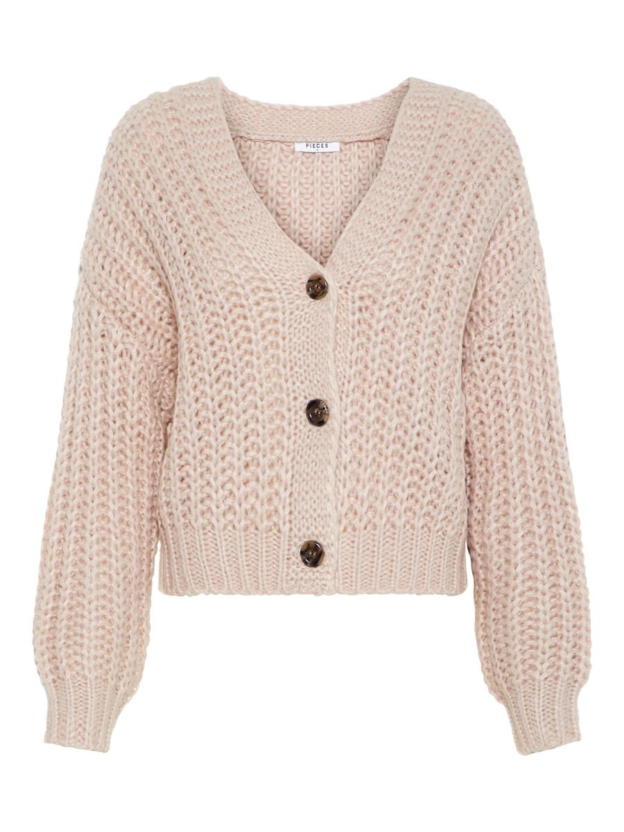 Carousel image - KNITTED CARDIGAN, Rose Tan | 5