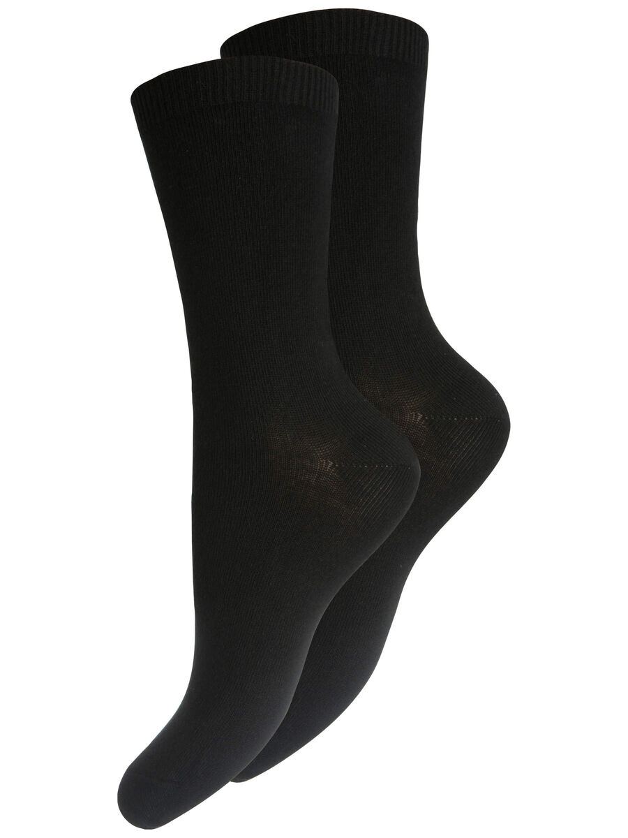 Pieces 2ER-PACK SOCKEN, Black, highres - 17085298_Black_001.jpg