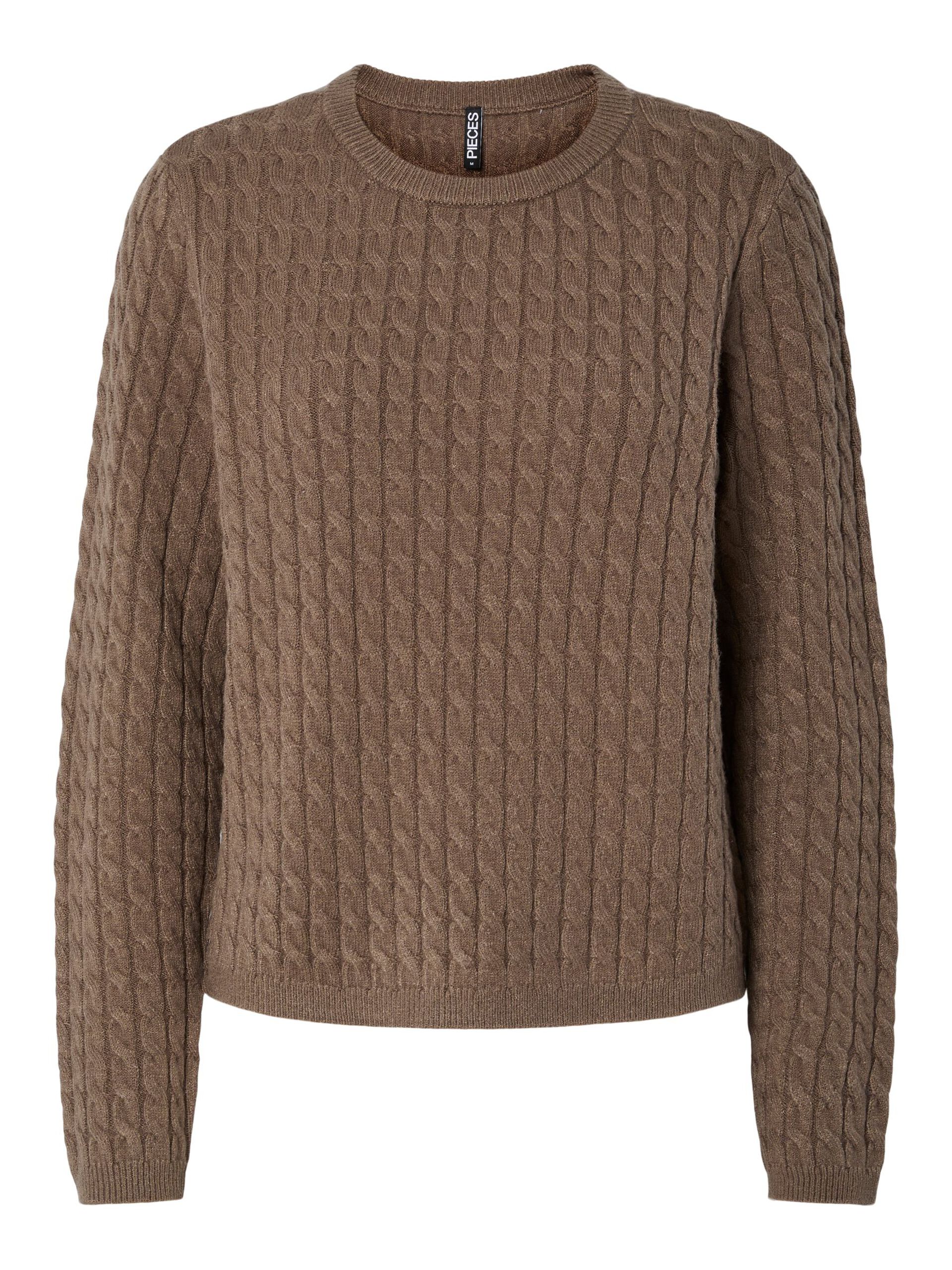 Carousel image - PCFIA KABELSTRIK PULLOVER, Morel | 5