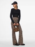 Product image thumbnail - PCMARIE TOP MET LANGE MOUWEN, Black | 5