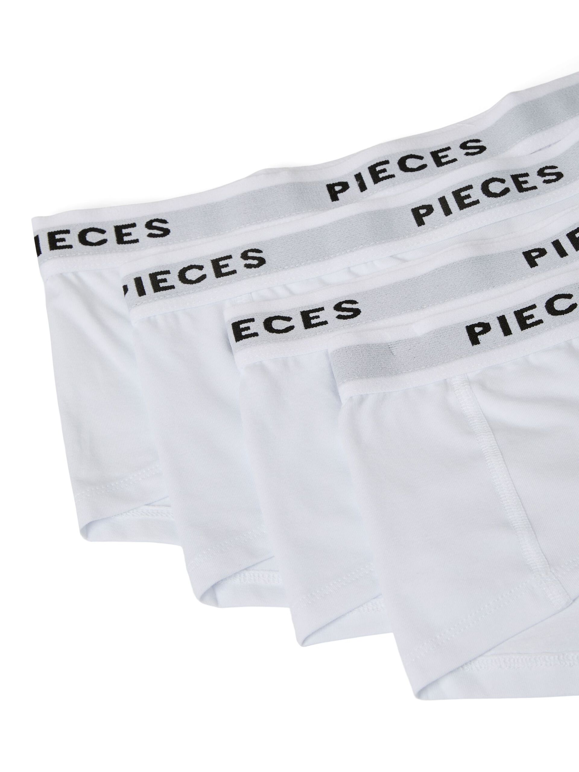 Carousel image - PCLOGO LADY BOXER SHORTS, Bright White | 2
