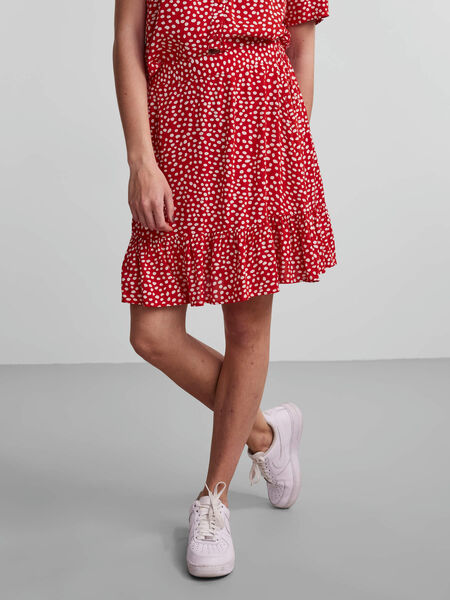 Pieces PCNYA MINI SKIRT, Poppy Red, highres - 17122954_PoppyRed_938981_003.jpg
