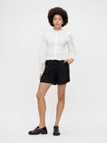 Pieces SMOCK BLOUSE À MANCHES LONGUES, Bright White, highres - 17117107_BrightWhite_005.jpg