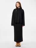Product image thumbnail - PCTULLE GEBREIDE ROK, Black | 5