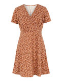 Pieces PCEMANUELLE WRAP DRESS, Copper Brown, highres - 17097461_CopperBrown_783981_001.jpg