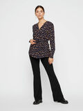 Pieces TIE-WAIST VISCOSE BLOUSE, Navy Blazer, highres - 17104865_NavyBlazer_770428_005.jpg