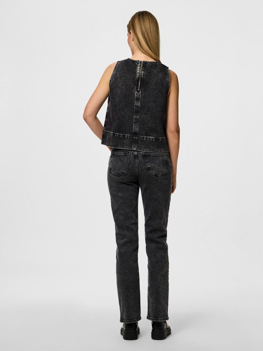 Pieces PCNOEL DENIM TOP, Black Denim, highres - 17160031_BlackDenim_1210958_004.jpg
