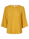 Pieces EFFEN FLARED BLOUSE, Nugget Gold, highres - 17095816_NuggetGold_001.jpg