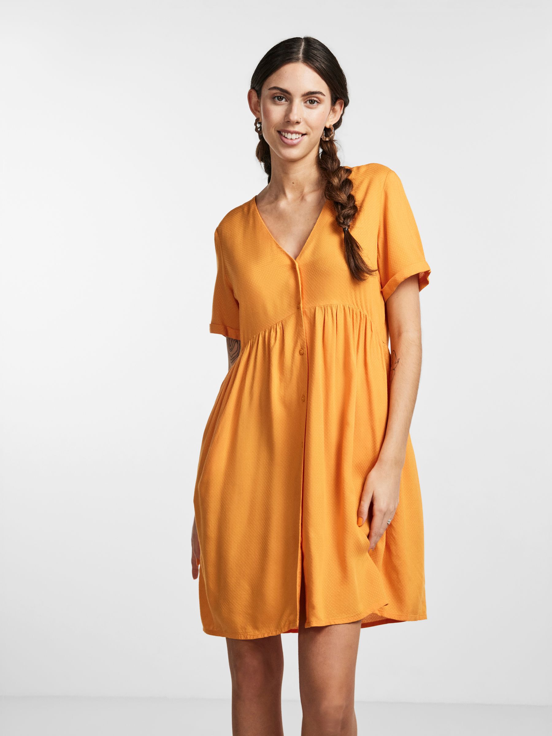 PCLAURA MINI ROBE Orange PIECES Belgique