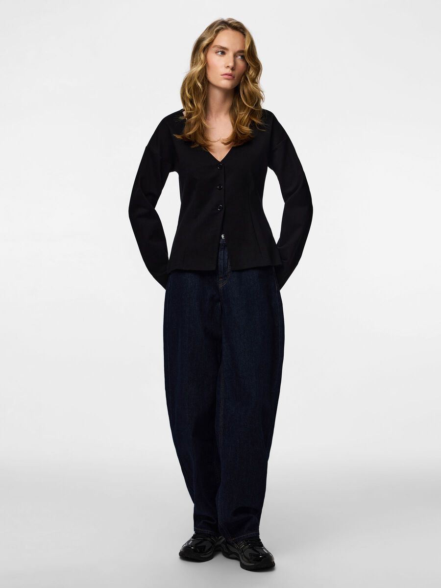 Carousel image - PCGUNHILD CARDIGAN, Black | 4