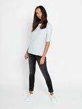 Pieces PLEATED 2/4 SLEEVED BLOUSE, White Melange, highres - 17091654_WhiteMelange_005.jpg