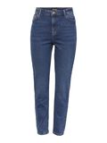 Pieces PCKESIA HW MOM-JEANS, Dark Blue Denim, highres - 17102087_DarkBlueDenim_001.jpg