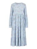 Pieces BLOMSTER PRINTET MIDI KJOLE, Dusty Blue, highres - 17097823_DustyBlue_776618_001.jpg