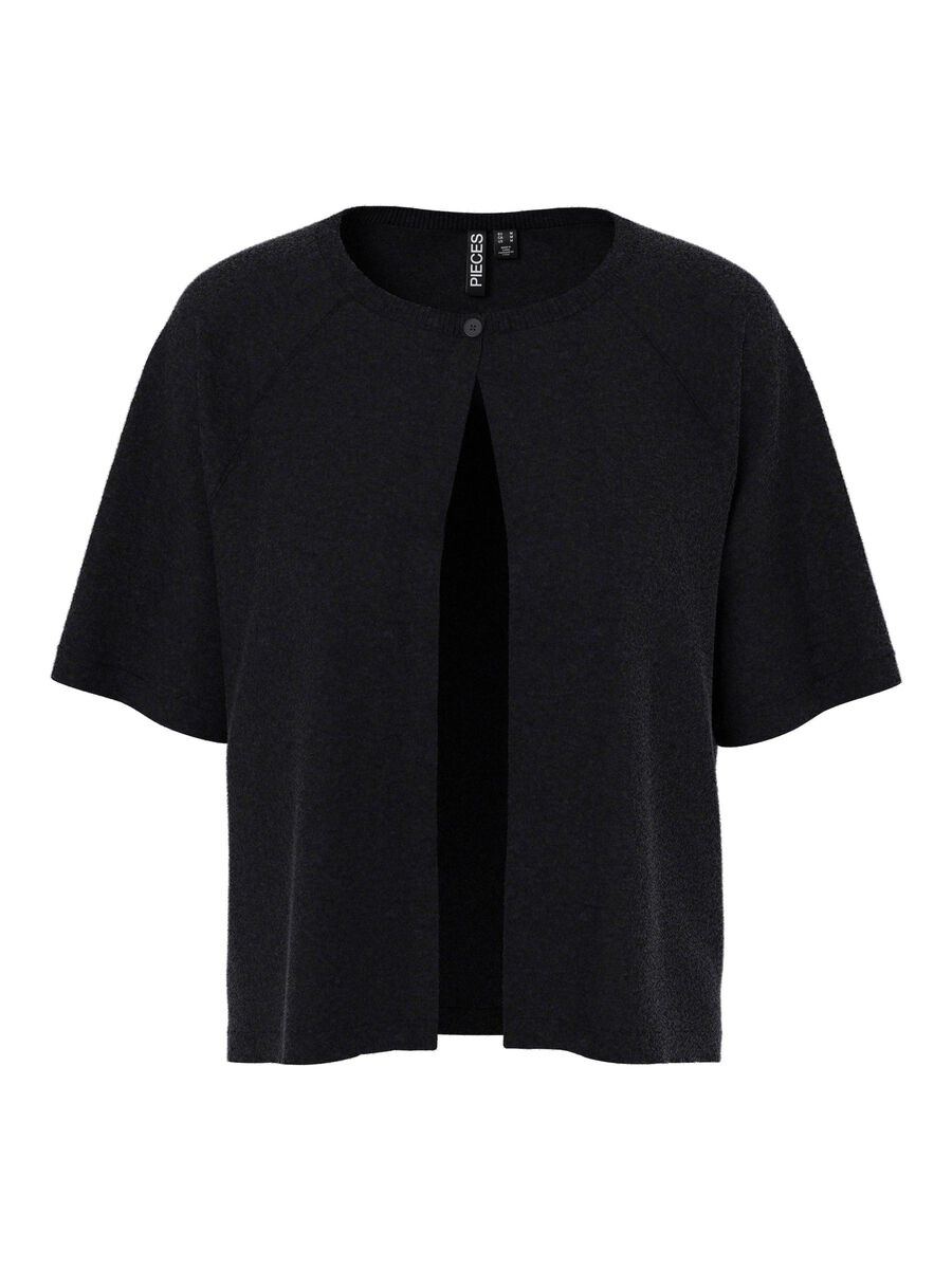 Pieces PCBREE  KNITTED CARDIGAN, Black, highres - 17158717_Black_001.jpg