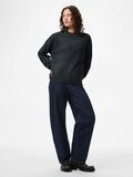 Product image thumbnail - PCANA KNITTED JUMPER, Dark Grey Melange | 3