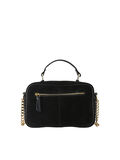 Pieces RECTANGULAR LEATHER CROSSBODY BAG, Black, highres - 17101812_Black_002.jpg