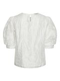 Pieces PCNALA PUFF SLEEVED TOP, Cloud Dancer, highres - 17151664_CloudDancer_002.jpg