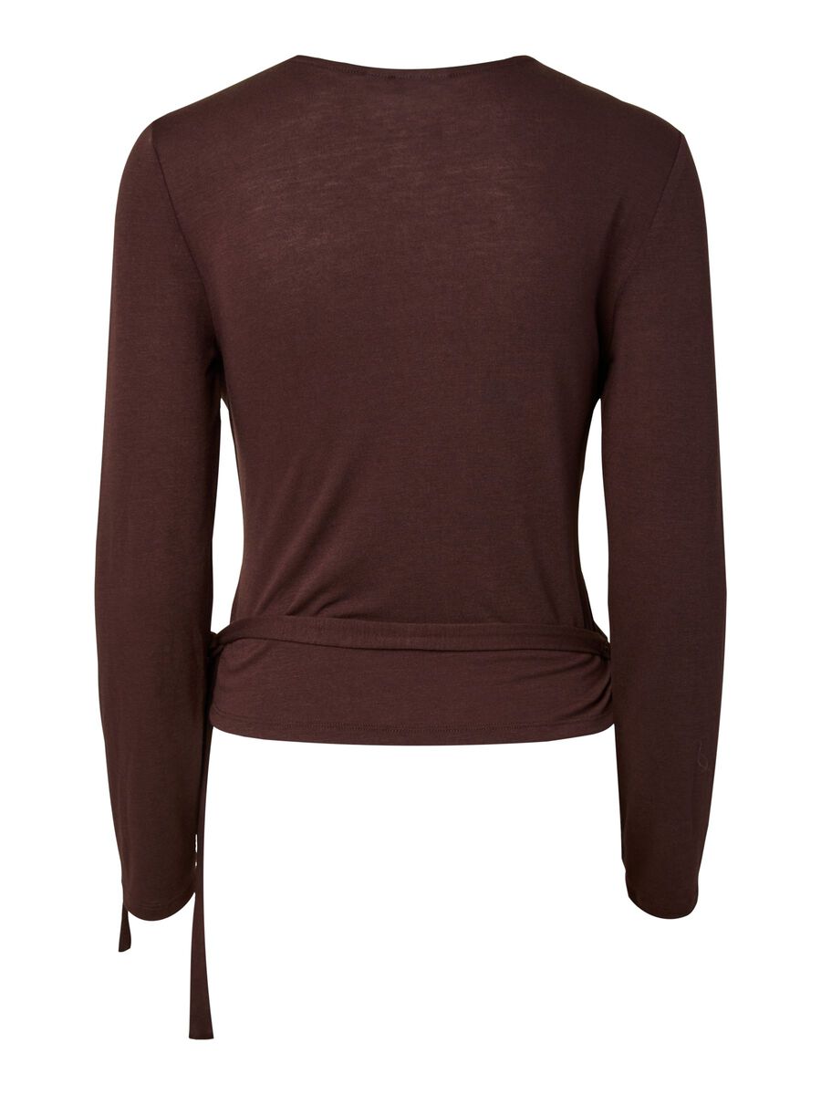 Carousel image 6 PCJULIANE ROYA 2 IN 1 LONG SLEEVED TOP, Hot Fudge