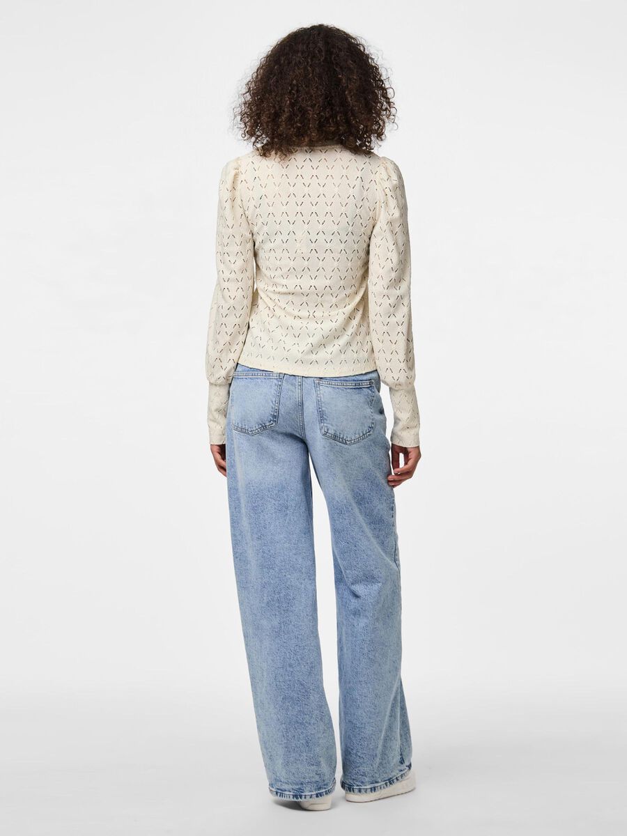 Pieces PCCHRISTY BLOUSE, Birch, highres - 17120347_Birch_004.jpg