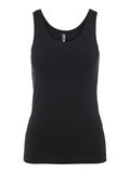 Pieces SOLID-COLOURED SLEEVELESS TOP, Black, highres - 17082528_Black_001.jpg