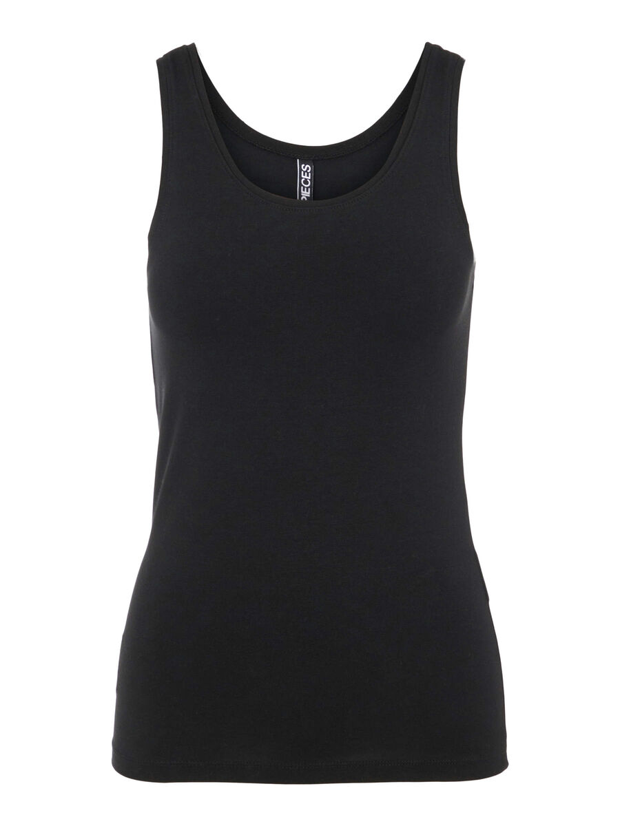 Pieces PCSIRENE  SLEEVELESS TOP, Black, highres - 17082528_Black_001.jpg