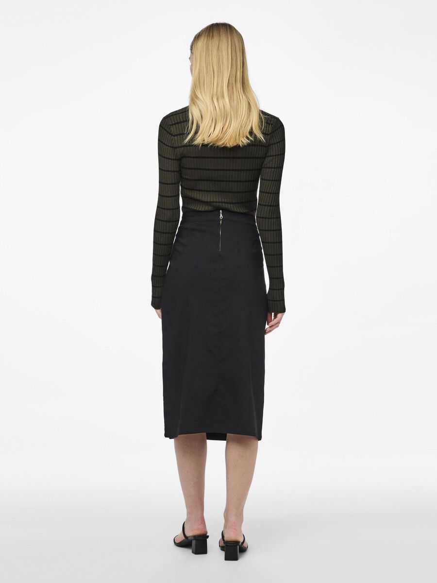 Pieces PCSKIN MIDI SKIRT, Black, highres - 17150688_Black_004.jpg