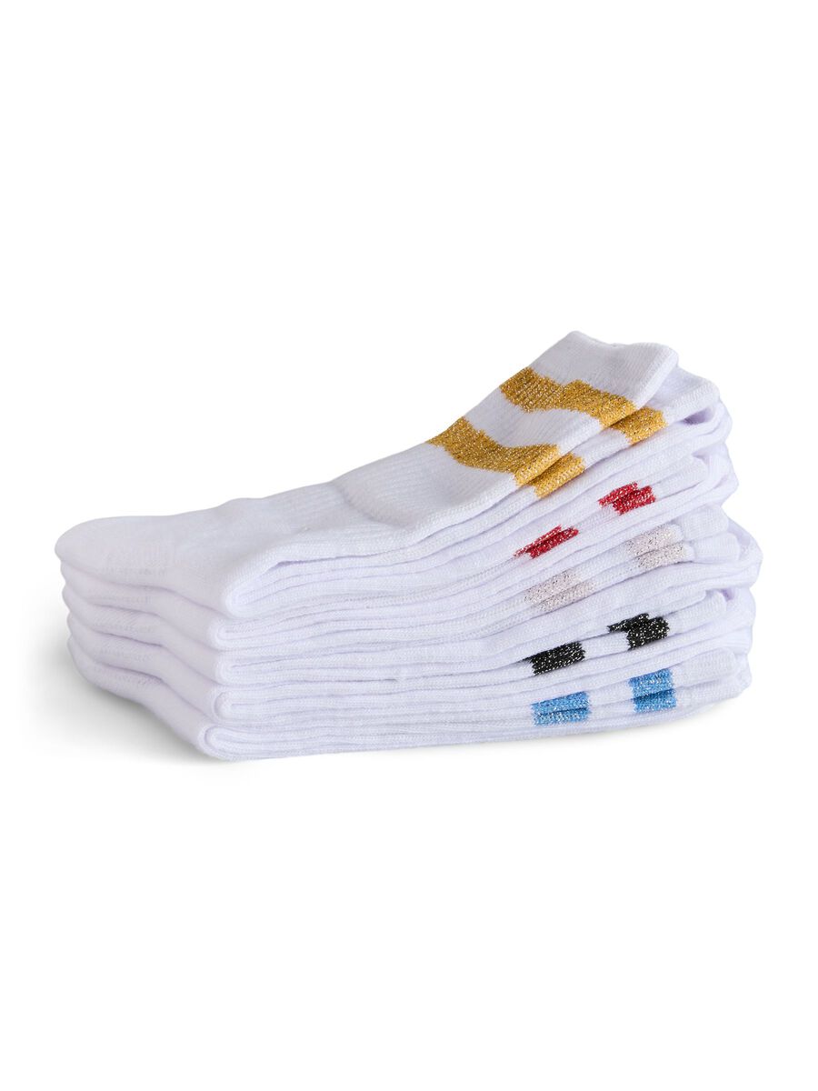Product carousel image - PCCALLY SOCKS, Bright White | 1