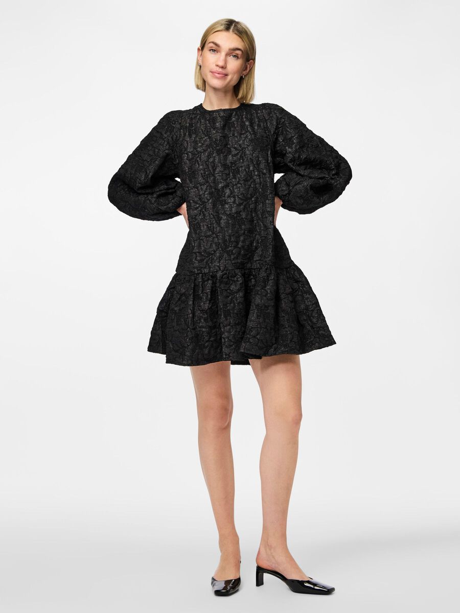 Pieces PCGRETCHEN MINI DRESS, Black, highres - 17136462_Black_005.jpg