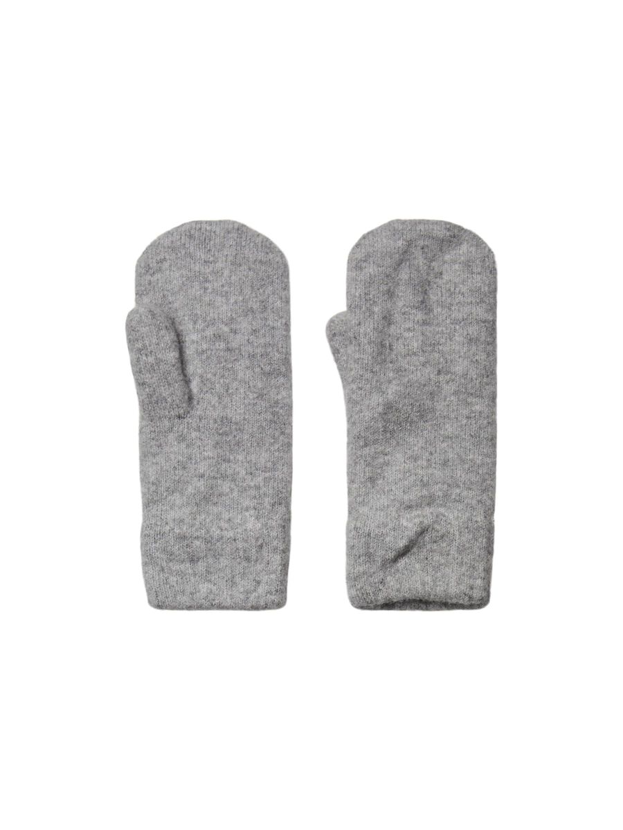 Pieces PCNELLA MITTENS, Light Grey Melange, highres - 17141081_LightGreyMelange_001.jpg
