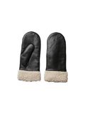 Pieces PCJAY LEATHER MITTENS, Black, highres - 17142511_Black_001.jpg