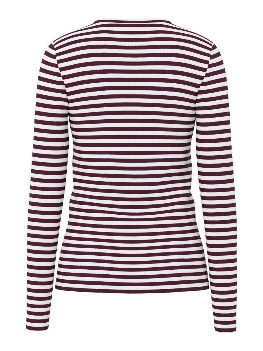 Product carousel image 2 PCLAYA STRIPED LONG SLEEVED TOP, Winetasting