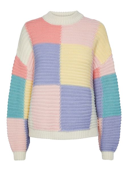Pieces PCJAMIE KNITTED PULLOVER, Cloud Dancer, highres - 17142882_CloudDancer_1061119_001.jpg