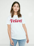 Pieces IMPRIMÉ T-SHIRT, Bright White, highres - 17093406_BrightWhite_661154_003.jpg