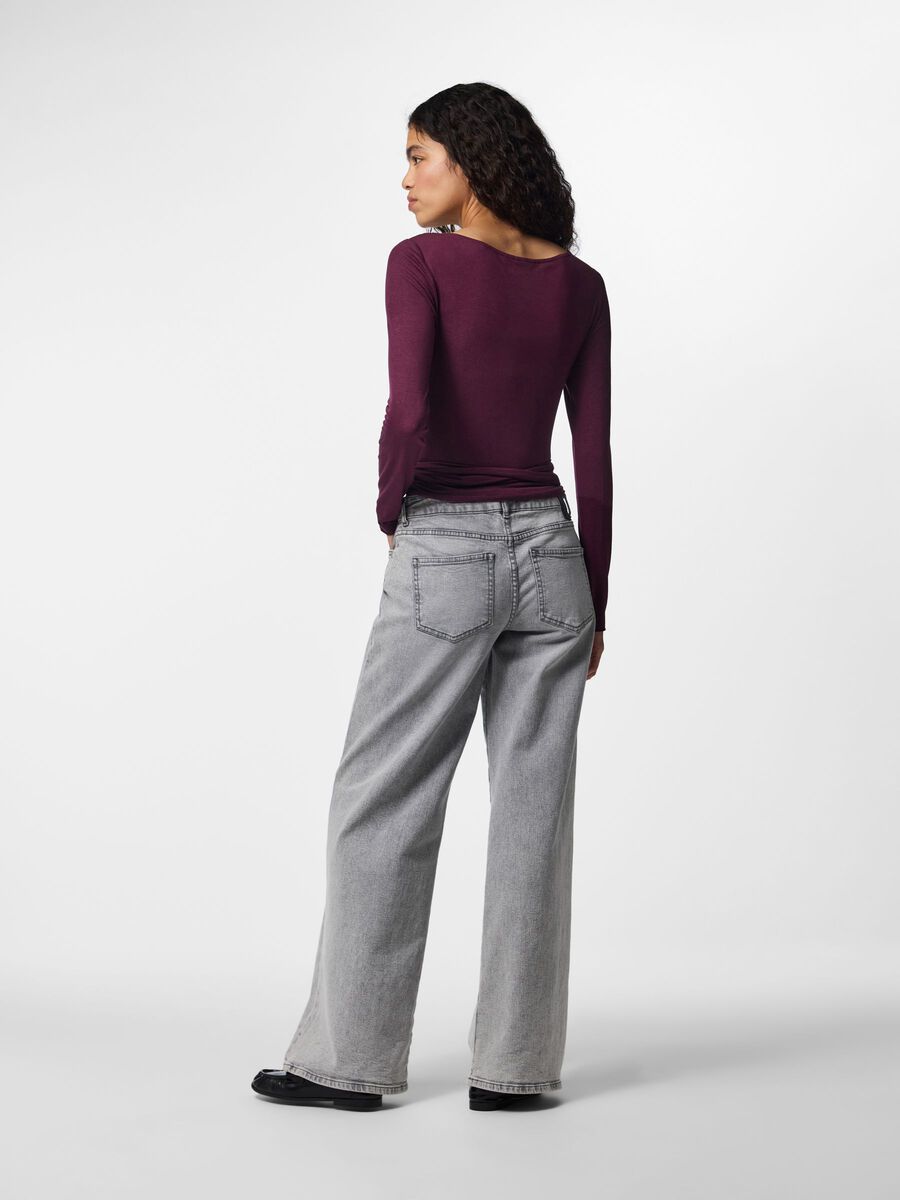 Product carousel image 2 PCROYA LONG SLEEVED WRAP TOP, Winetasting