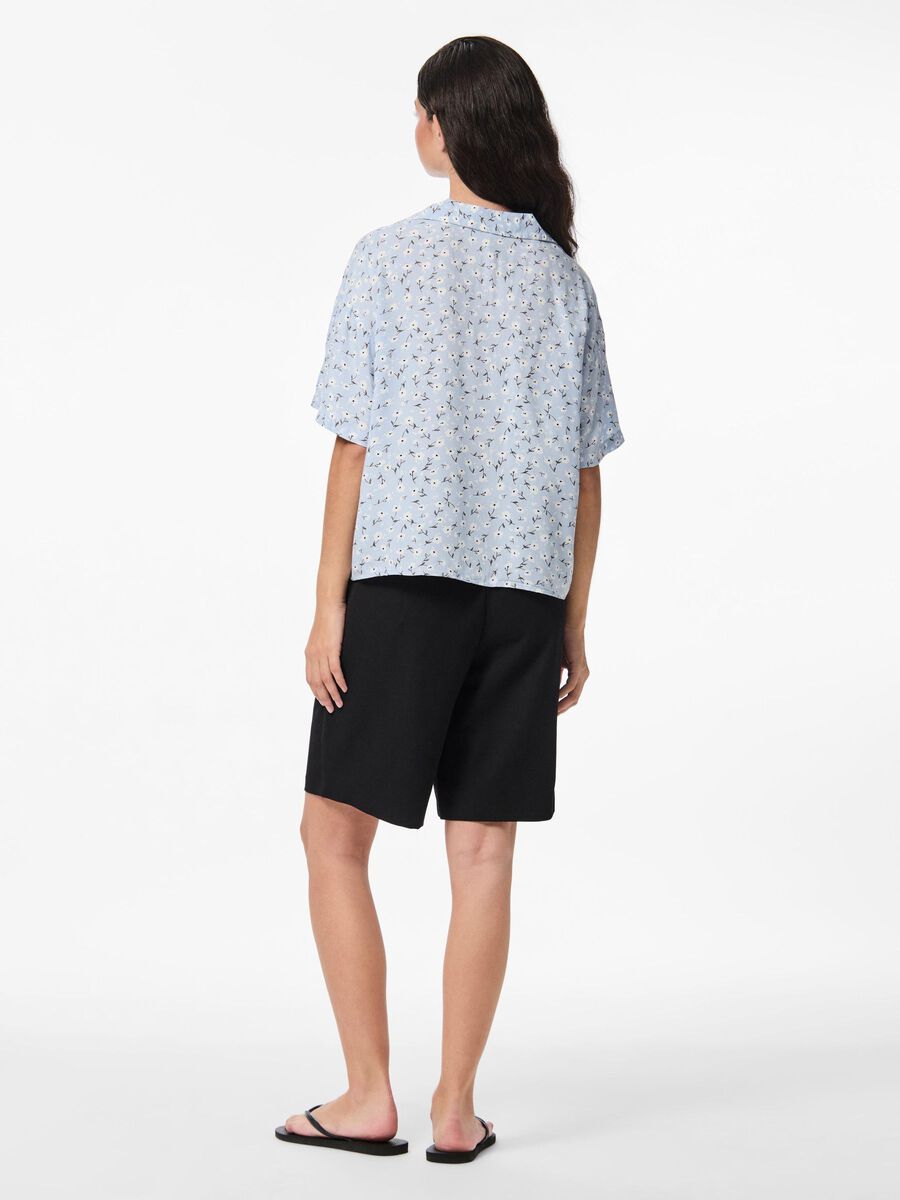 Pieces PCNYA 2/4-ARM HEMD, Cashmere Blue, highres - 17156468_CashmereBlue_1186669_004.jpg