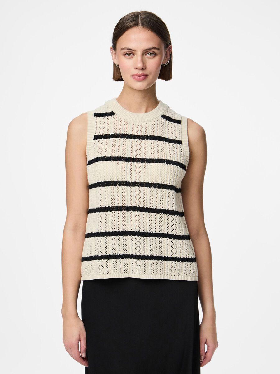Pieces PCNUKA  KNITTED TOP, Birch, highres - 17158719_Birch_1196726_003.jpg