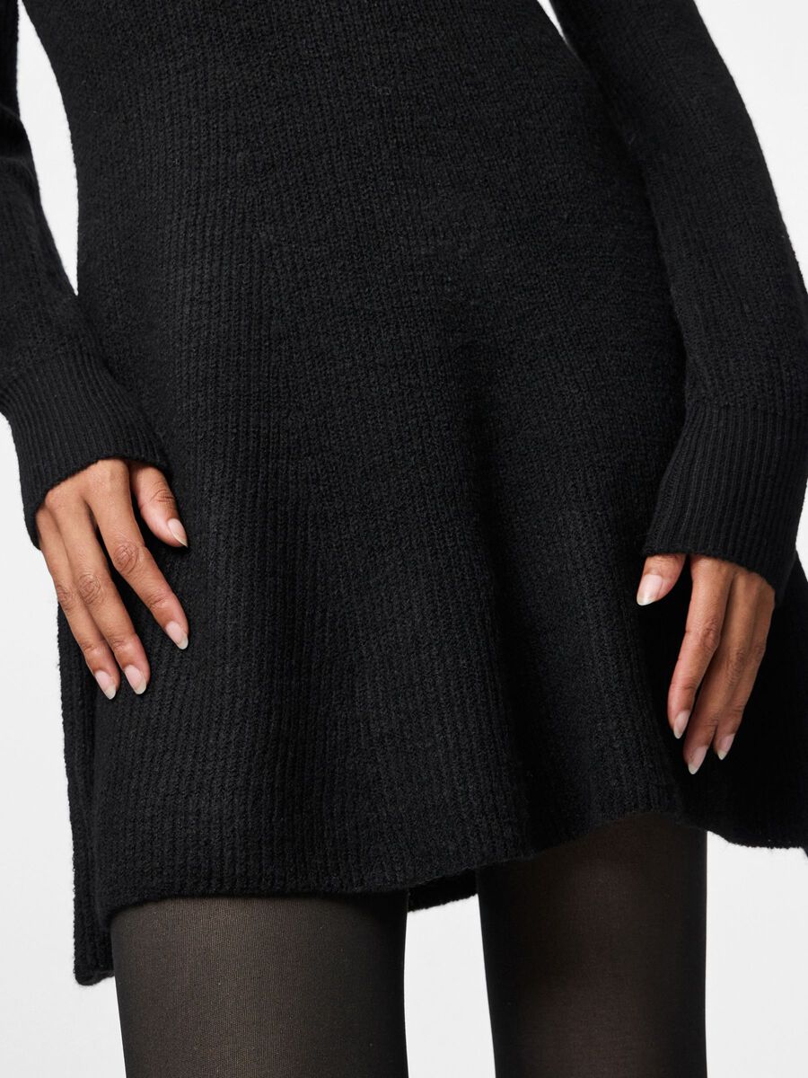 Carousel image - PCRYDIA A-SHAPE KNITTED DRESS, Black | 4