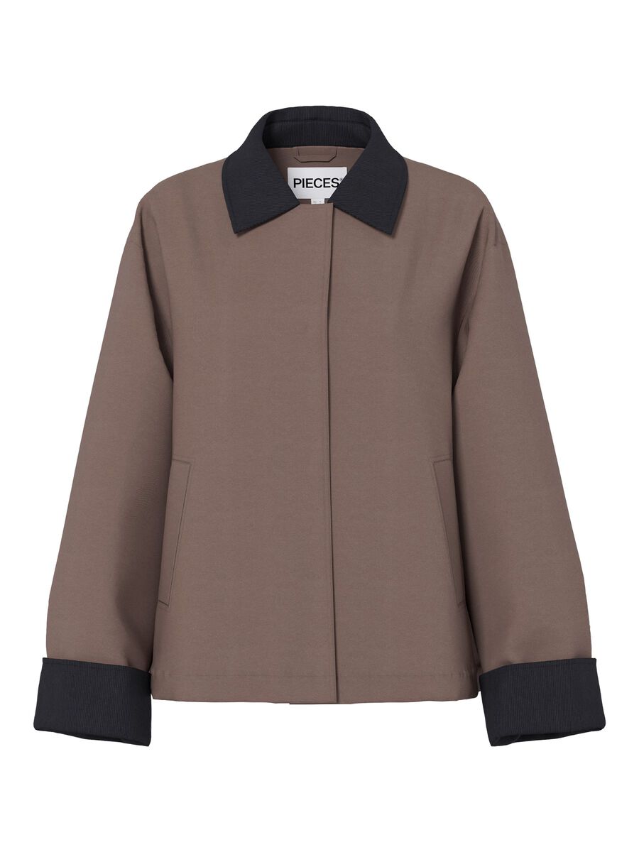 Product carousel image 2 PCJORMA SHORT LIGHTWEIGHT JACKET, Coffee Quartz