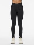 Pieces PCTALIA MW SKINNY FIT JEANS, Black, highres - 17143319_Black_003.jpg