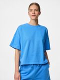 Pieces  PCCHILLI OVERSIZE OBERTEIL MIT KURZEN ÄRMELN, Azure Blue, highres - 17118870_AzureBlue_003.jpg