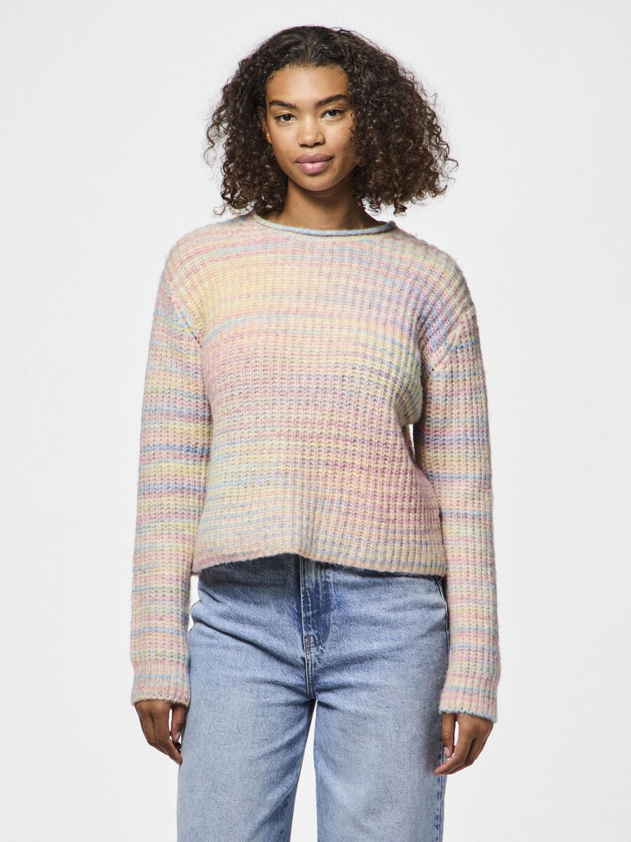 Pieces PCDEMI STRICKPULLOVER, Lavender, highres - 17157889_Lavender_1184938_003.jpg