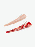 Pieces 2-PACK MARBLE FINISH HAIRPINS, Cherry Tomato, highres - 17101449_CherryTomato_738000_001.jpg